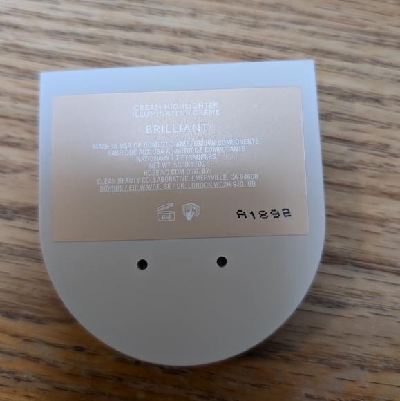 Rose Inc Solar Radiance Hydrating Cream Highlighter NEW Brilliant Pearl 0.17 oz - Picture 6 of 6